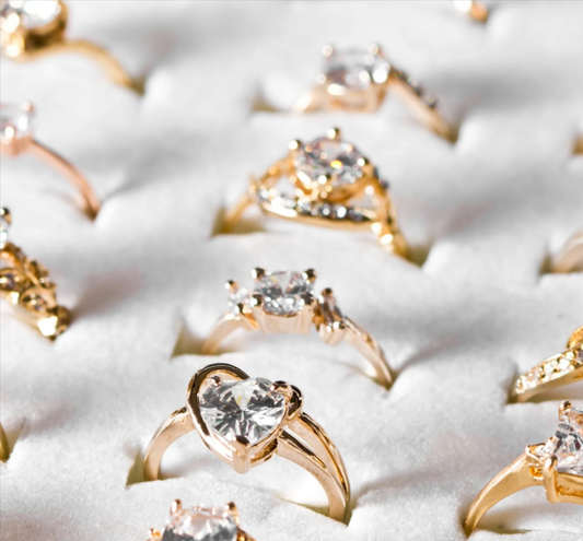 Classic engagement rings